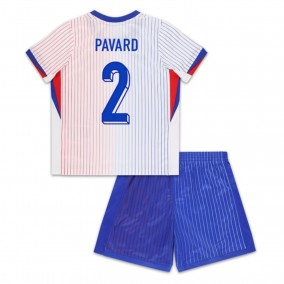 Frankrike Pavard 2 EM Bortatröja Barn 2024